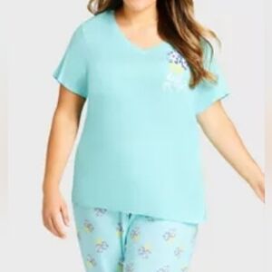Avenue Spring Placement Sleep Top - aqua 18-20